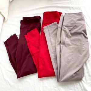 FABLETICS set of 3 leggings sz S